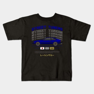 Tuner Blue A60 Celica Superior JDM Kids T-Shirt